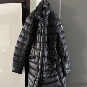 Moncler Shiny Black Puffer Jacket